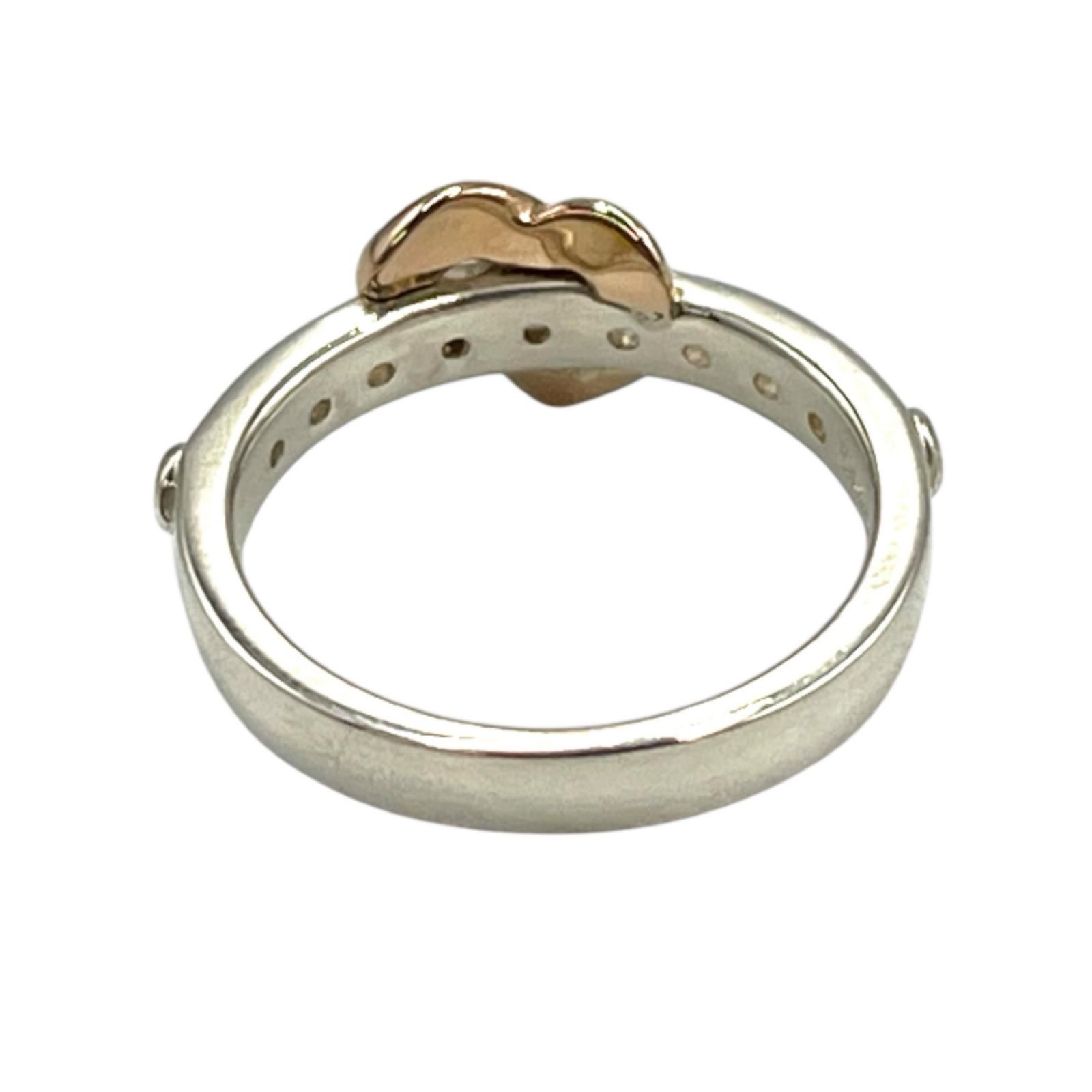 スタージュエリー STAR JEWELRY リング 指輪 ハートスルーリング シルバー925|ハート部分K18 レディース