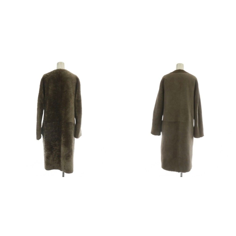  デプレ DES PRES トゥモローランド 18 AW ムートンコート アウター 羊革 リバーシブル ノー ロング 茶色 ブラウン XZ GY 01 その他 トップス