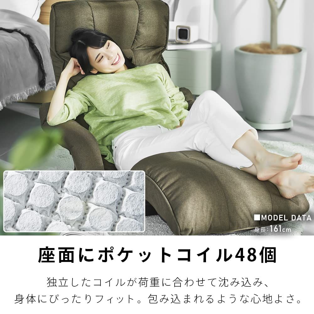 リクライニング 42段階