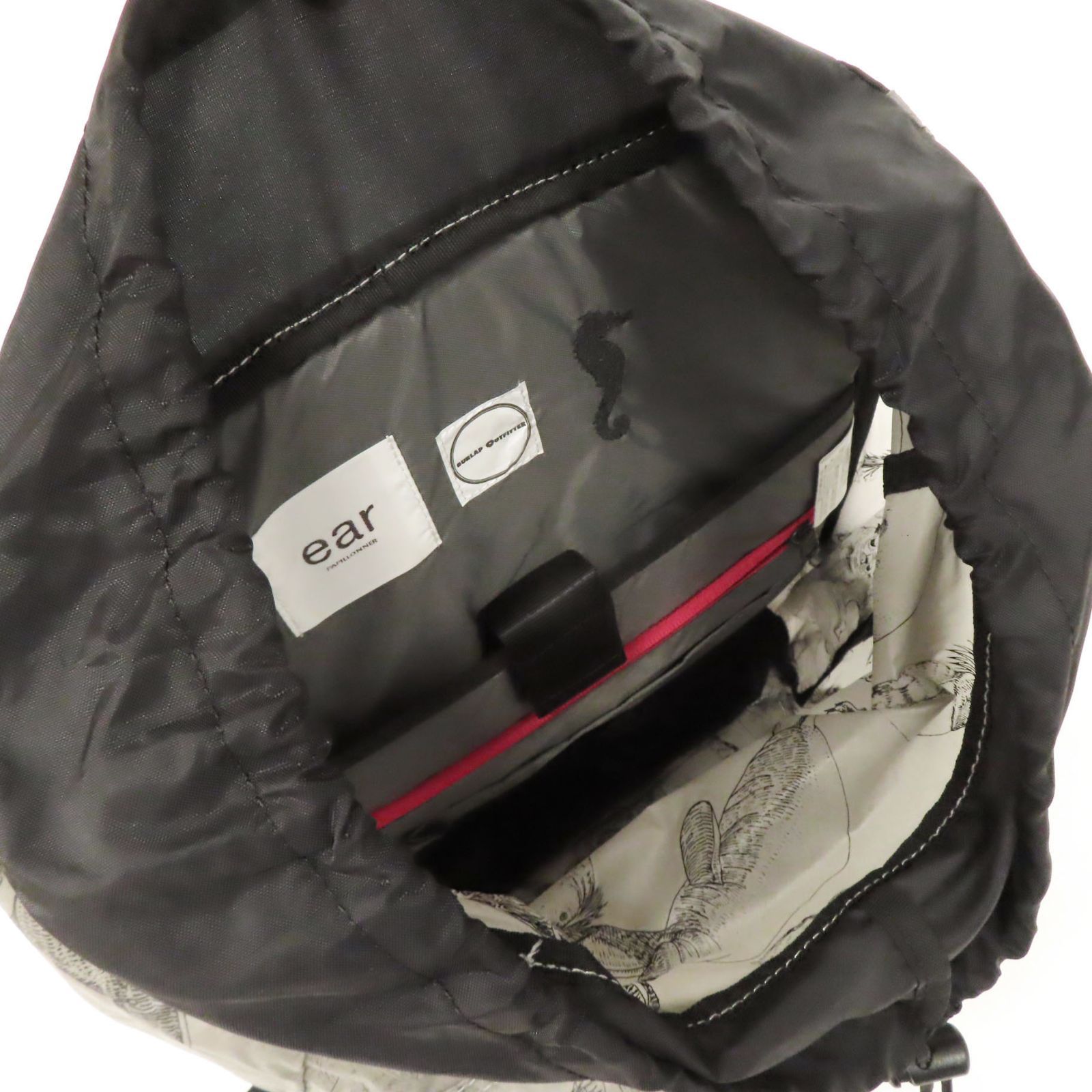 FI25138 美品 ear papillonner イアパピヨネ BURLAP OUTFITTER コラボ 