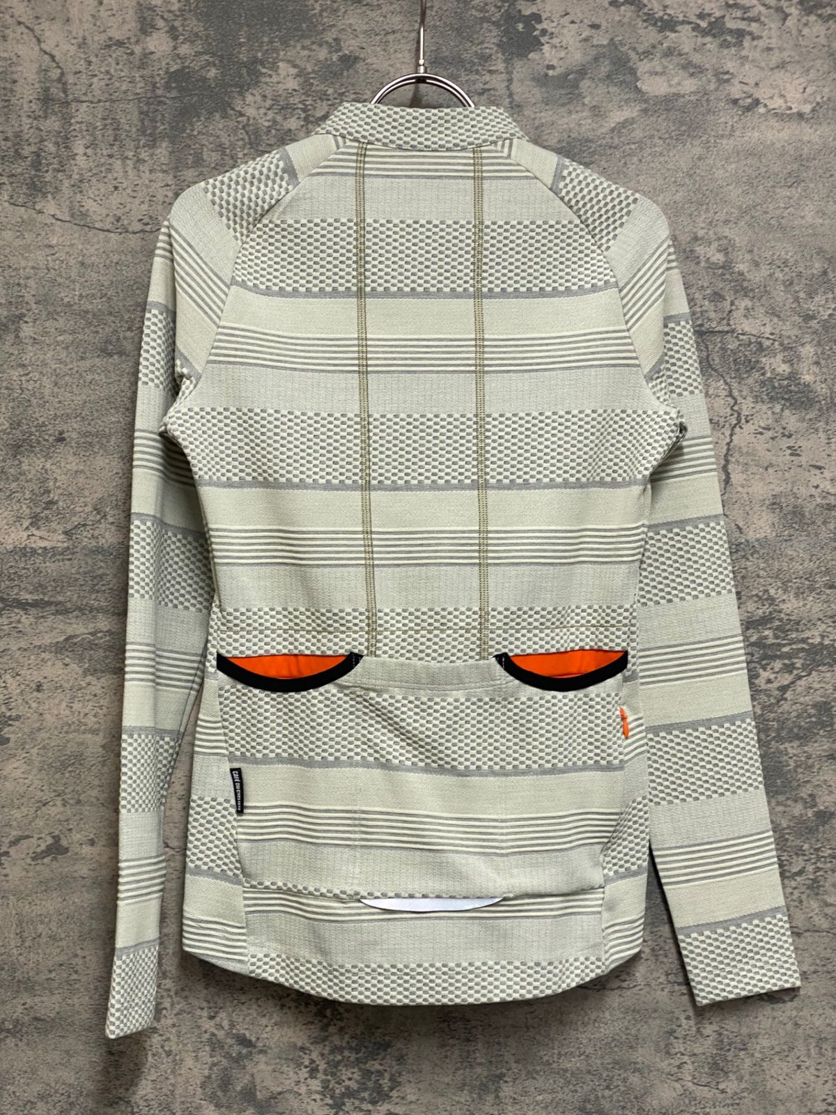 JO260 カフェドシクリステ Cafe du Cycliste CORINNE Women 長袖 サイクルジャージ グレー M 裏起毛 レディース