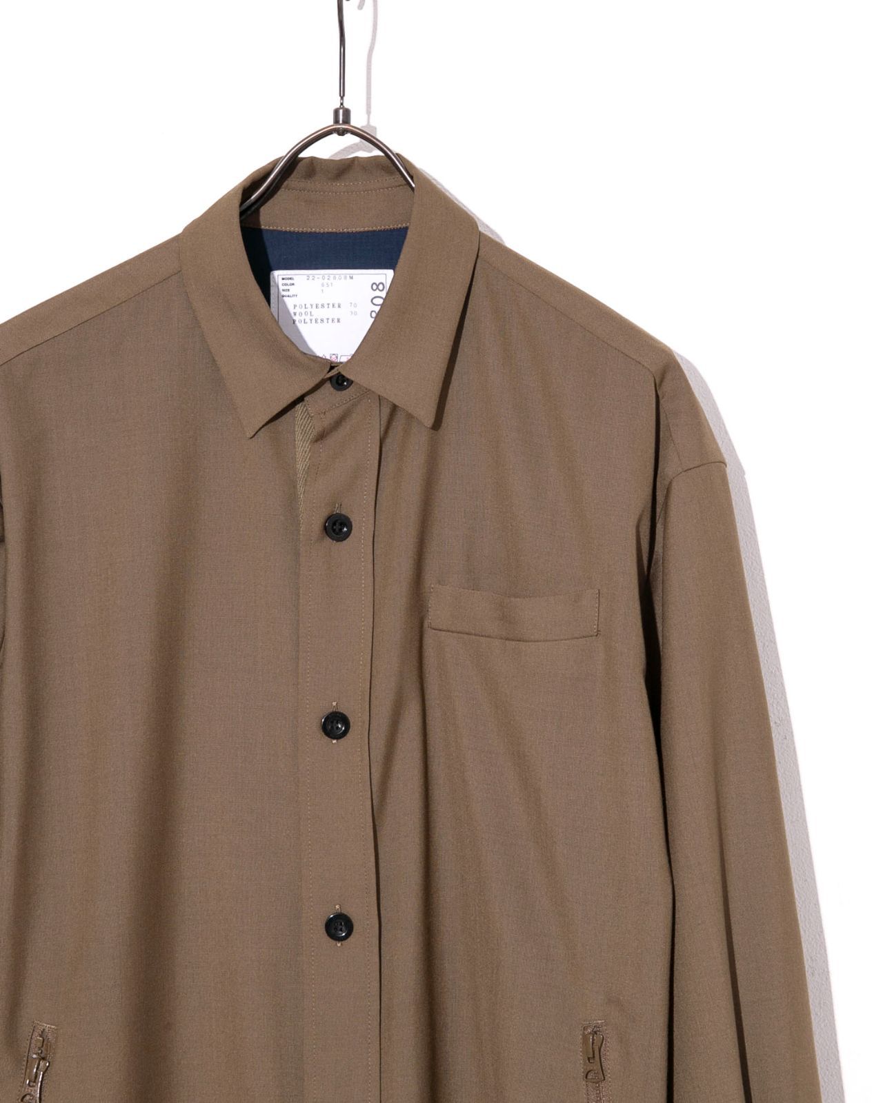 sacai サカイ シャツジャケット ※セットアップパンツ別途あり - メルカリ