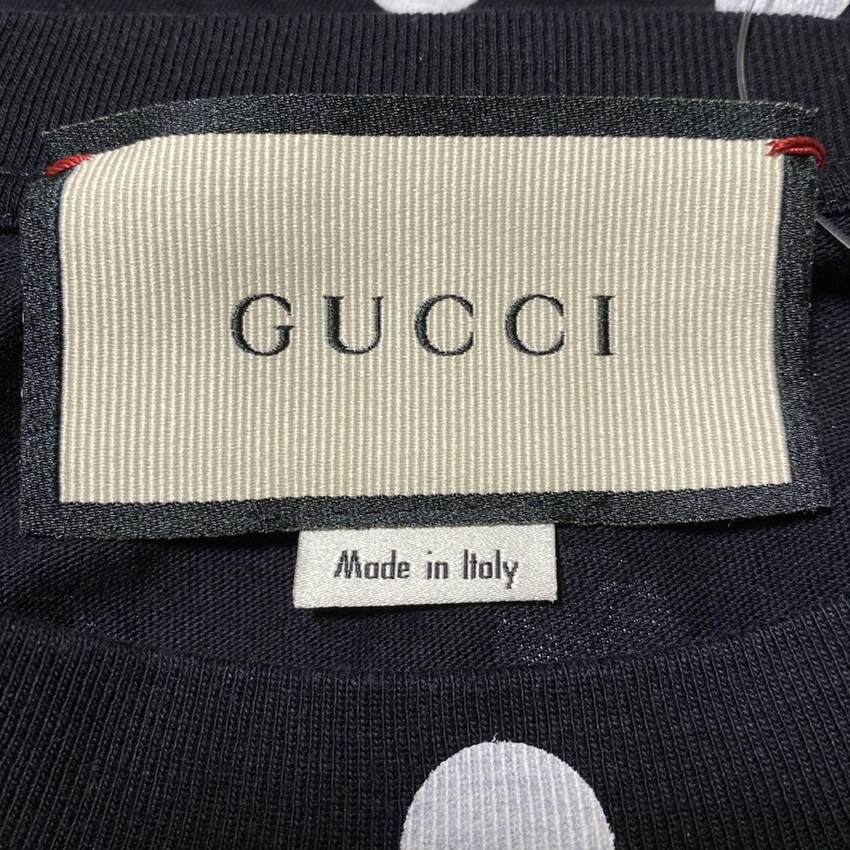 黒×白×マルチ クルーネック