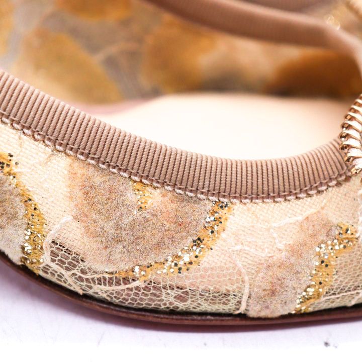  クリスチャンルブタン パンプス ラウンドトゥ リボン ブランド シューズ 靴 レディース ベージュ Christian Louboutin その他 靴