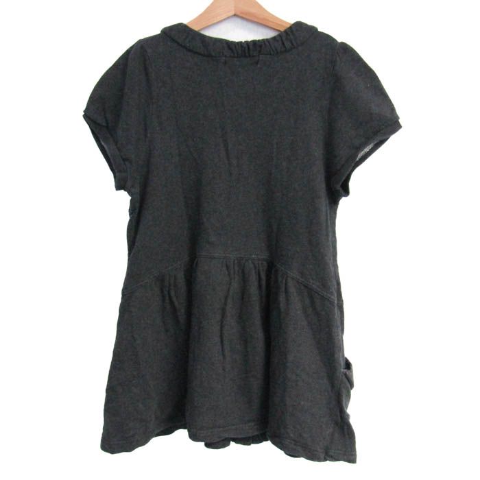 中古　メゾピアノ　140 メゾピアノ ワンピース トップス チュニック 半袖 スウェット キッズ