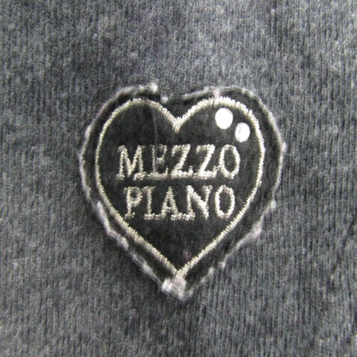 メゾピアノ ワンピース トップス チュニック 半袖 スウェット キッズ