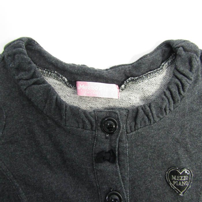 中古　メゾピアノ　140 メゾピアノ ワンピース トップス チュニック 半袖 スウェット キッズ