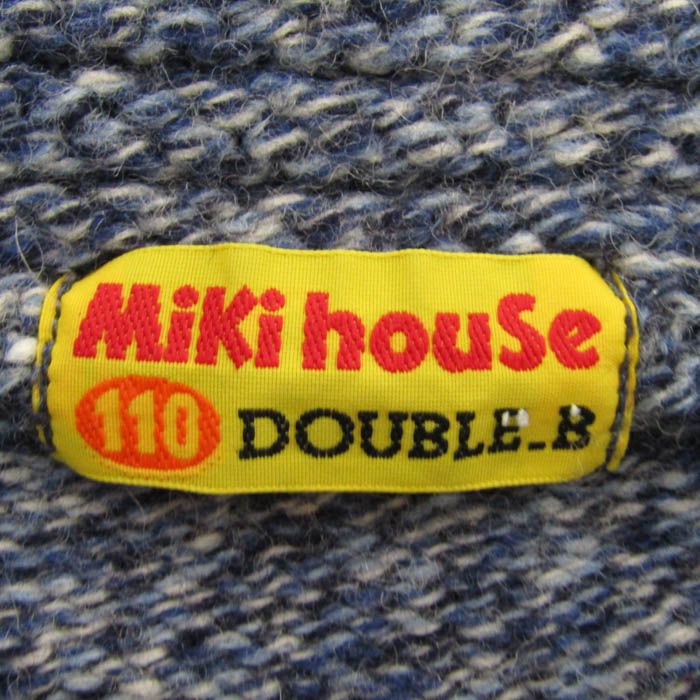 ミキハウス カーディガン トップス ニットジャケット ダブルビー