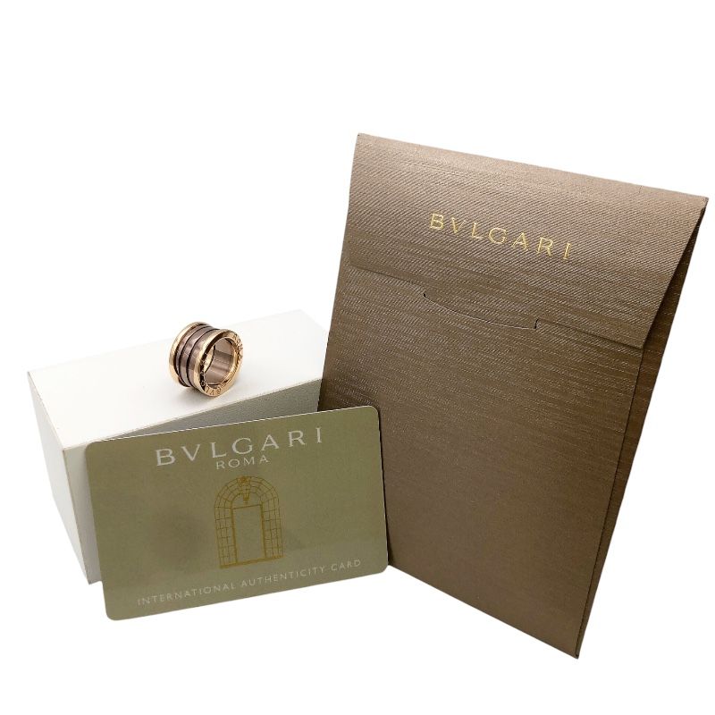 ブルガリ BVLGARI ビーゼロワンリング4バンド M ゴールド 750PG|メタル ジュエリー FORTGASGNV_COM_BR