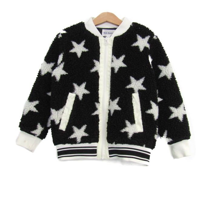 ジャックバニー ブルゾン ジャケット アウター ボアフリース 星柄