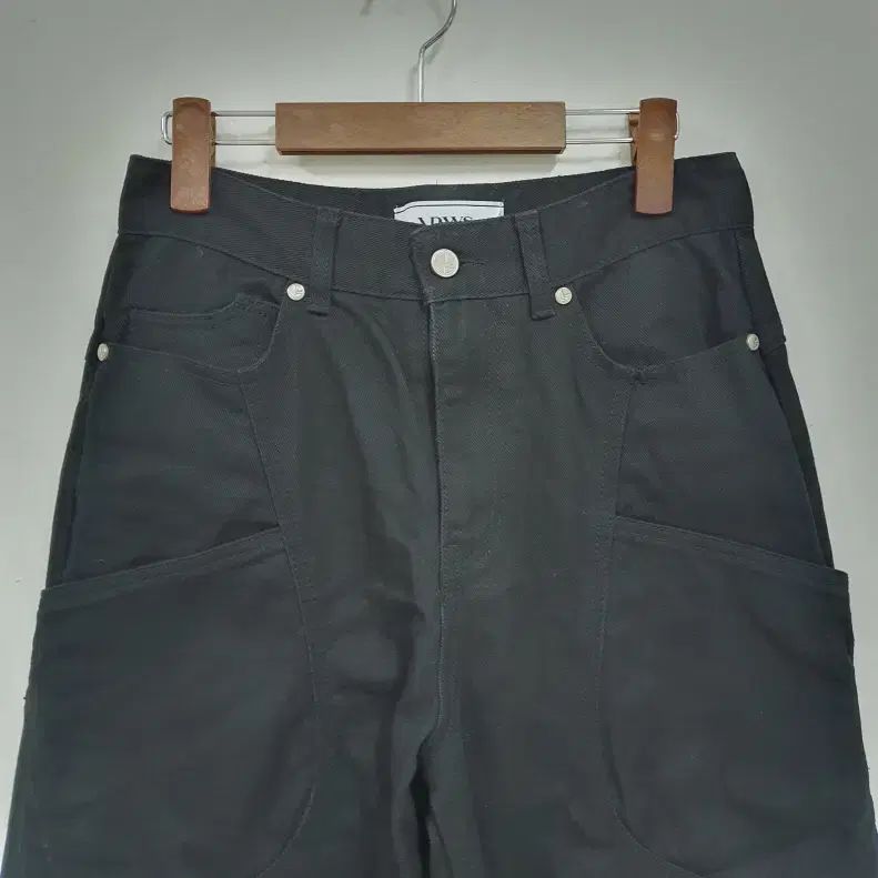 IDWS アイウォント トゥ ビー ソー ロング_ _ディメンション ツイル パンツ ブラック