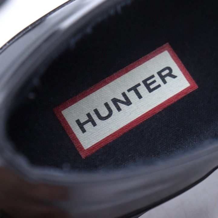  ハンター レインシューズ ペニーローファー ブランド 靴 黒 レディース EU ブラック HUNTER レインシューズ 長靴 レインシューズ