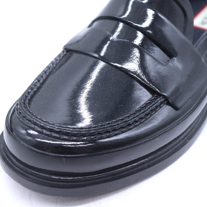 ハンター レインシューズ ペニーローファー ブランド 靴 黒 レディース EU 36サイズ ブラック HUNTER