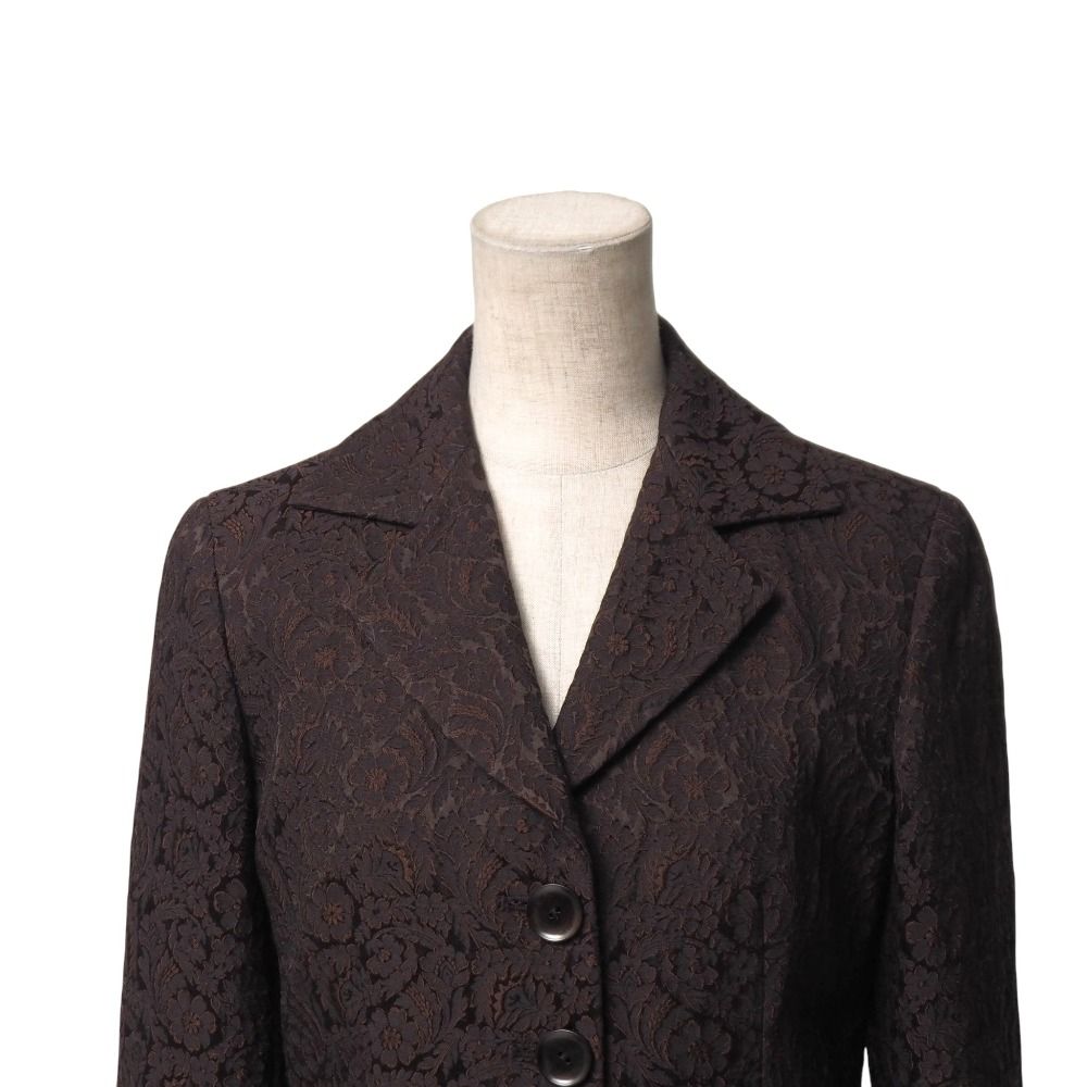 MAX MARA マックスマーラ アンサンブルスーツ サイズジャケット36|ワンピース42 ジャガード ジャケット ノースリーブワンピース イタリア製 ブランド古着 20251106|RA6477 MAAHADDERANG_COM