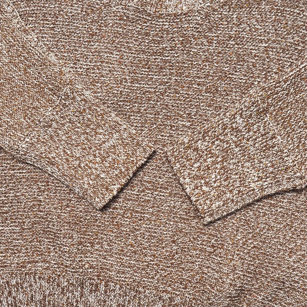 スパンコール 七分袖