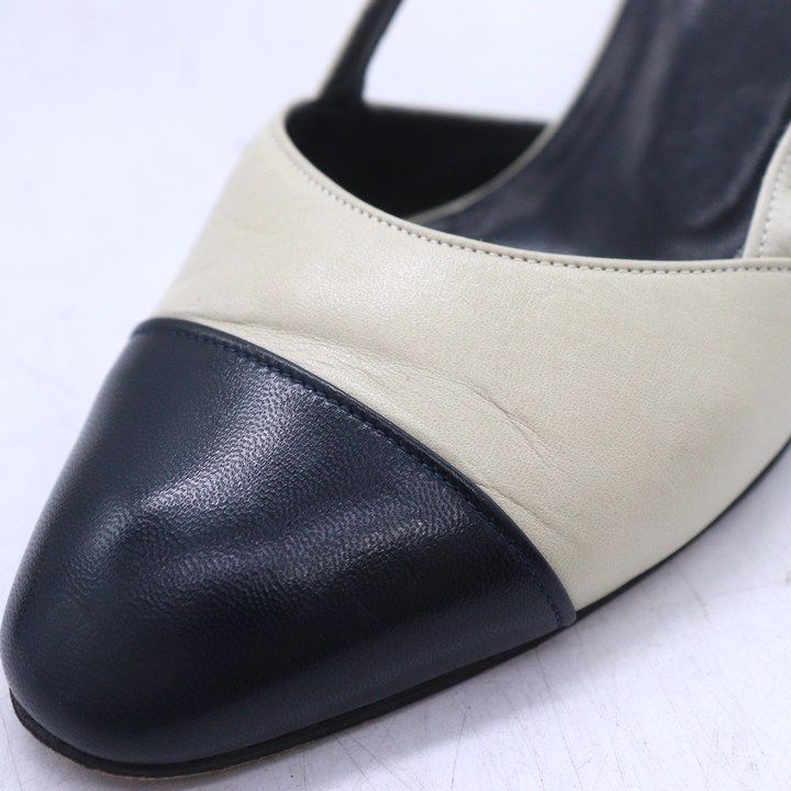 クリスチャンディオール パンプス シューズ ブランド 靴 黒 レディース ブラック×ベージュ Christian Dior