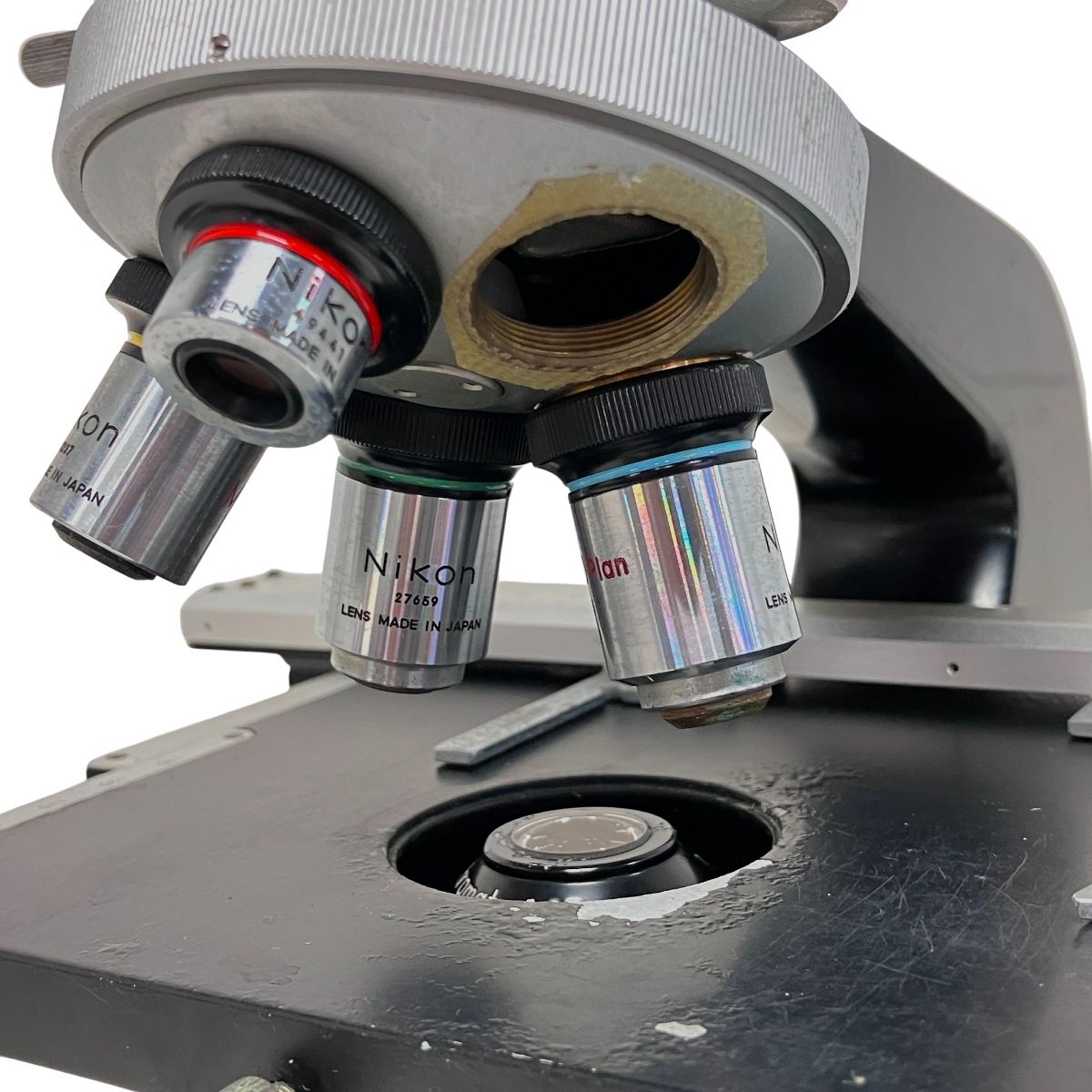 2025新作100%品質保証。 NIKON S型 生物顕微鏡 三眼 光学機器 マイクロスコープ ニコン ジャンク F10597478 ほっそりとした