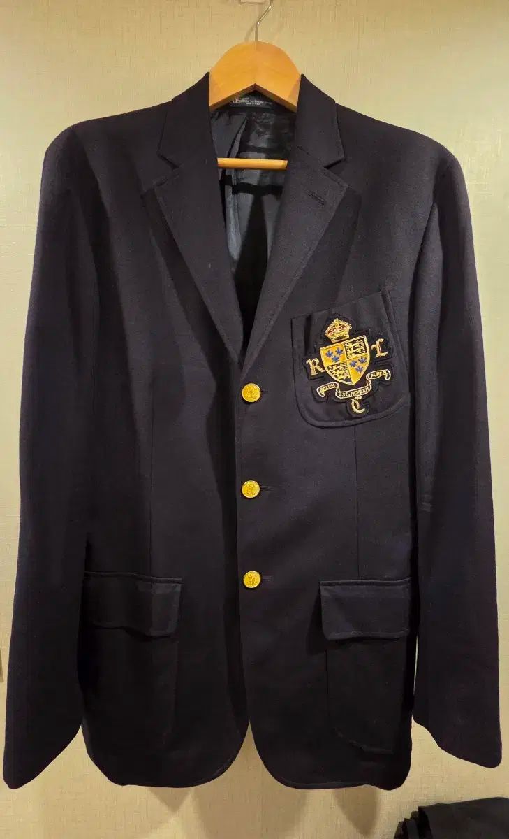 ポロ イタリア ドスキン ウール ブレーザー ジャケット