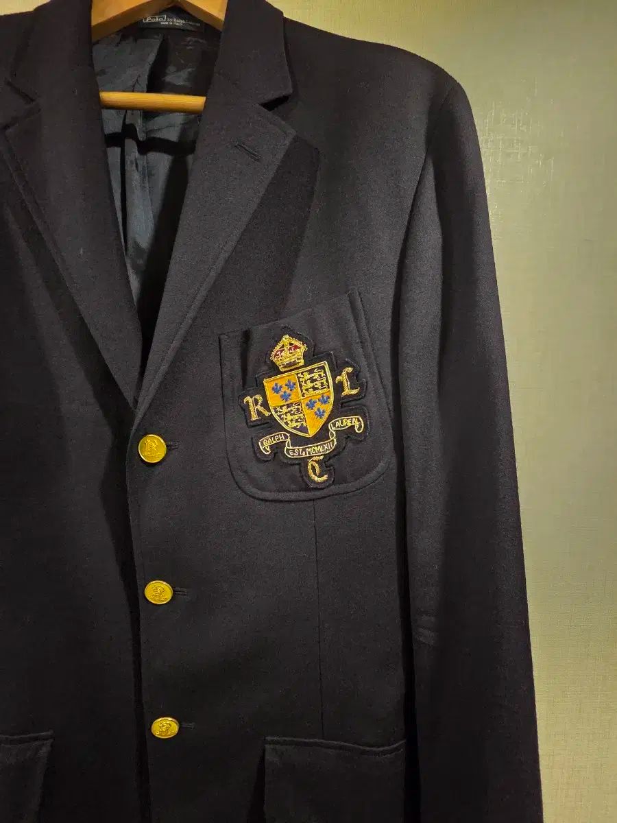 ポロ イタリア ドスキン ウール ブレーザー ジャケット