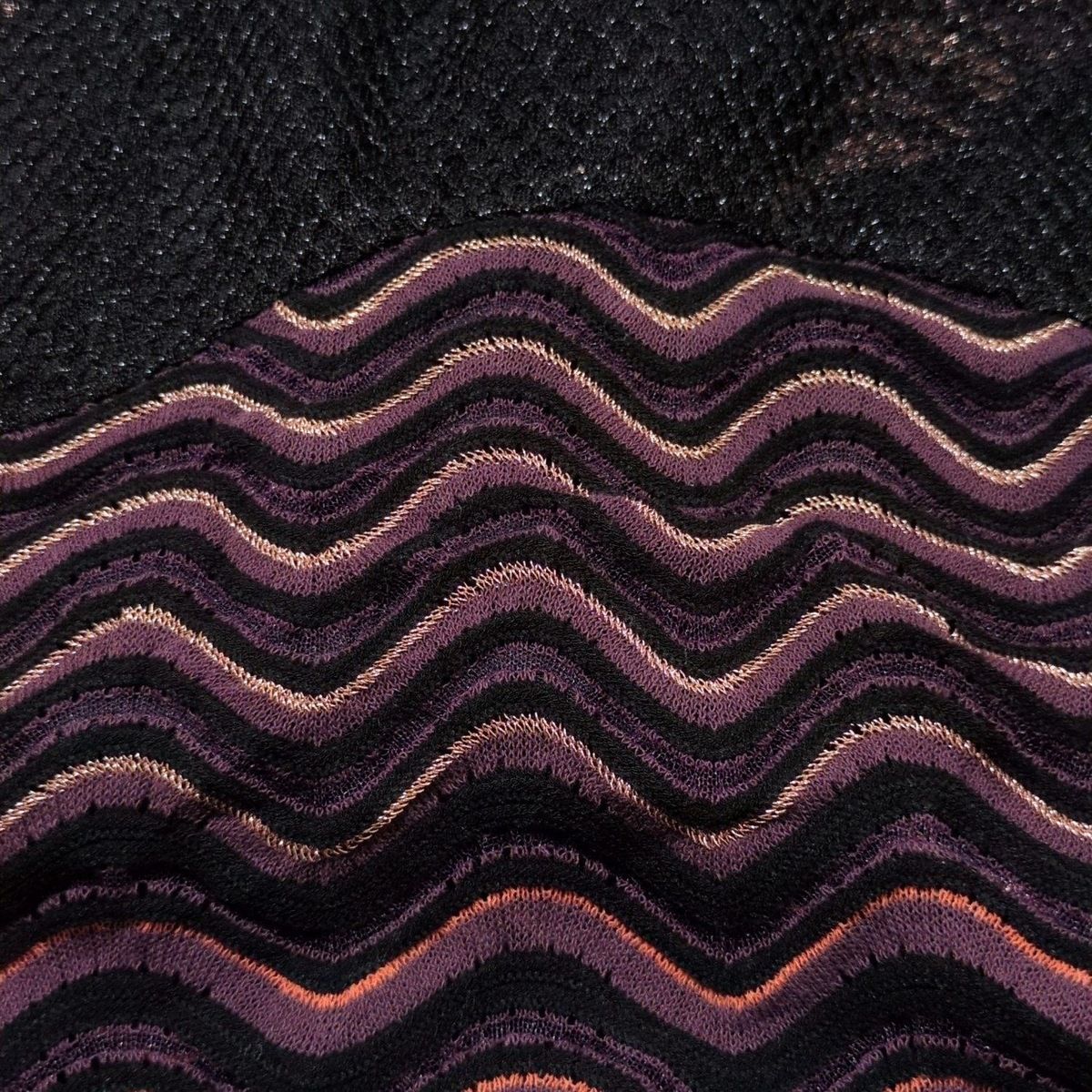 黒×パープル×マルチ