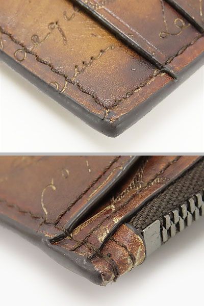 美品】ベルルッティ Berluti カリグラフィ コアマキシ スクリット  