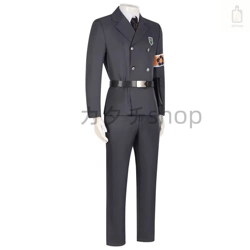 ブルーロックBLUELOCK 看守服シリーズ 制服 黒名蘭世 カイザー ネス 士道 龍聖 糸師 冴 コスプレ衣装 軍服 帽子付き cosplay仮装 イベント