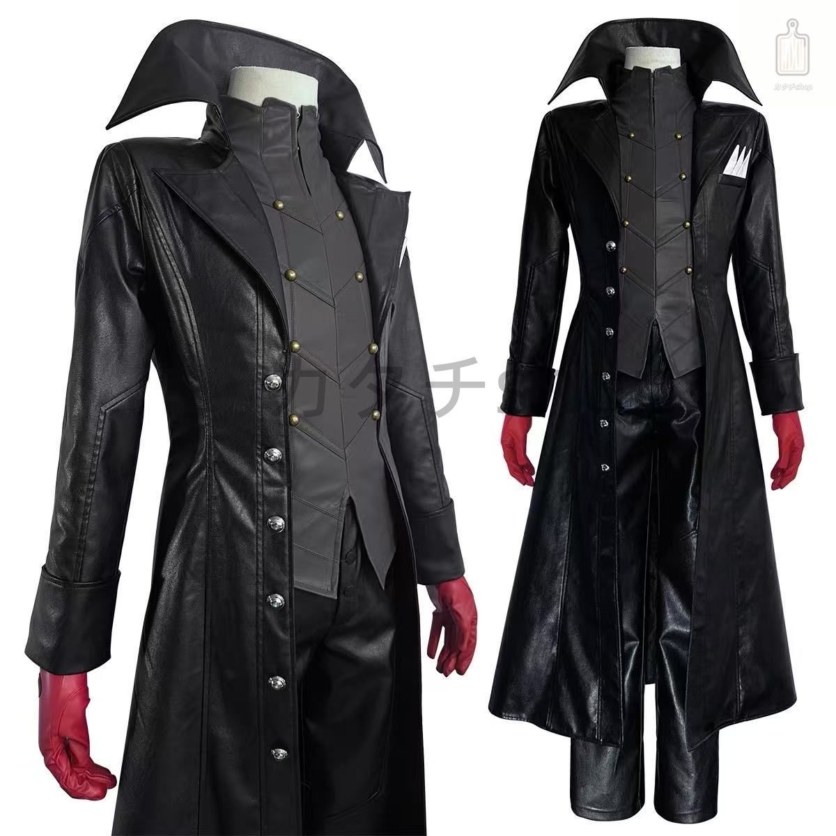 豪華版 ペルソナ5 雨宮蓮 あまみやれん 怪盗服 コスプレ衣装 ウィッグ 仮面付き cosplay 仮装 日常服 イベント ステージ服 舞台 ハ