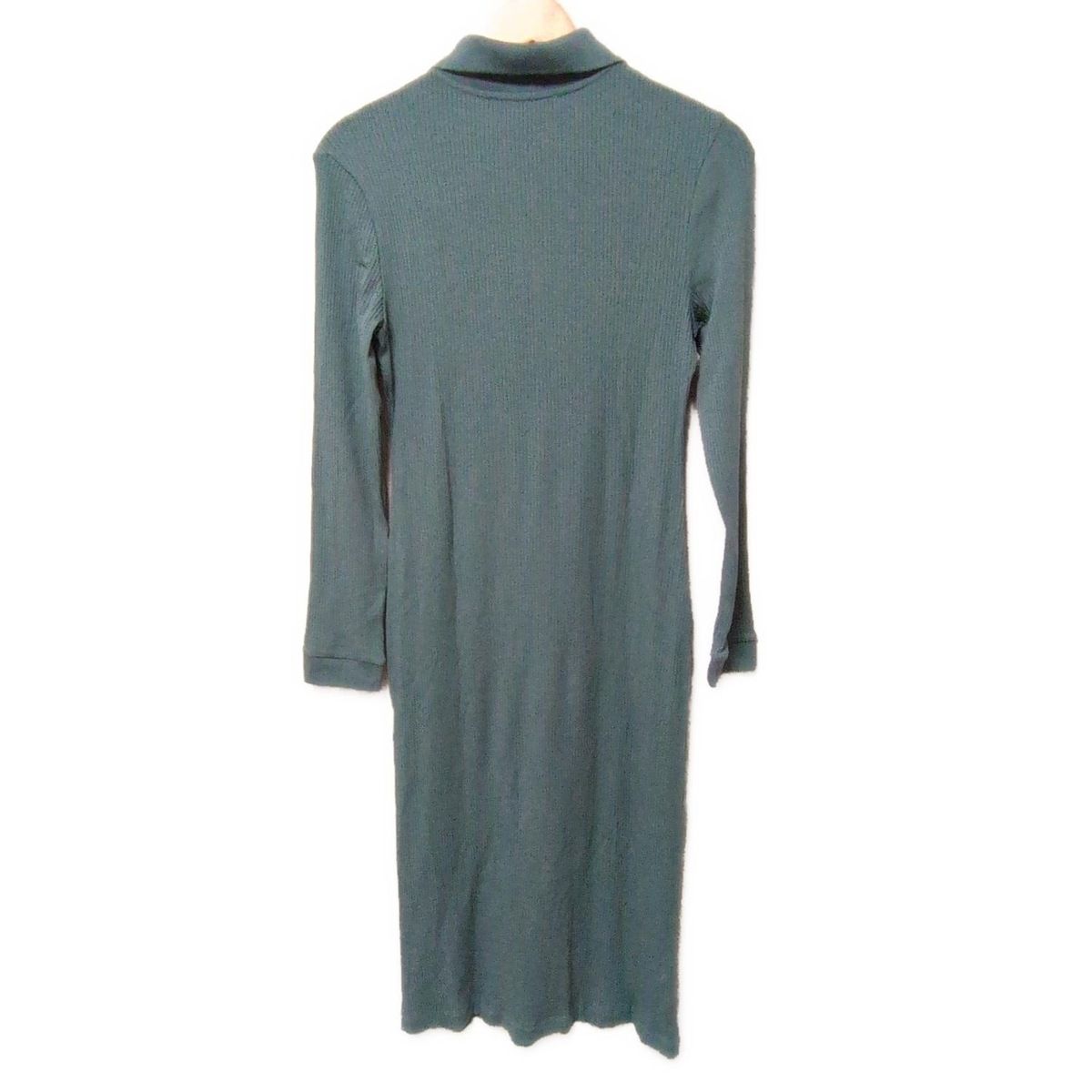 MAISON KITSUNE メゾンキツネ ワンピース サイズS レディース - ブルーグリーン レギュラーカラー|長袖|ロング