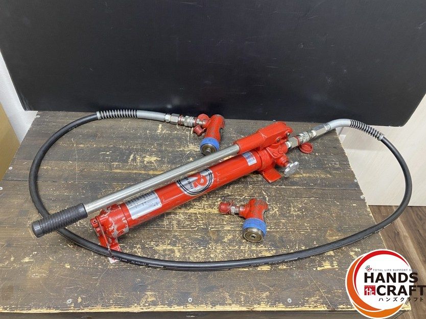 ● 品 RIKEN SEIKI 理研精機 P-1B 手動油圧ポンプ 最高使用圧力 高圧70MPa|低圧2MPa 吐出量 高圧2.3cm3|低圧13cm3