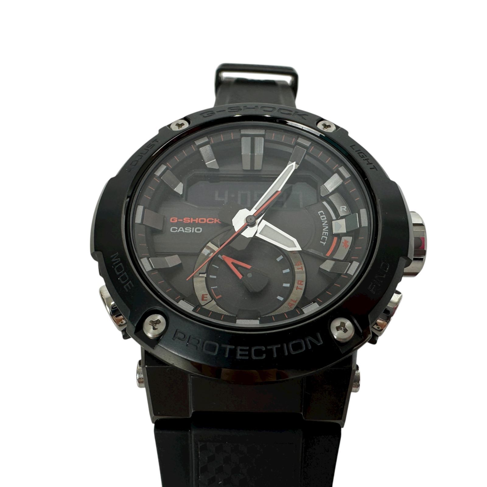 CASIO カシオ G SHOCK GST B 200 1 AJF スマートフォン連携自動時刻修正 ソーラー 時計 タフソーラー Gショック カーボン素材 小型軽量 腕時計 メンズ 品 AB 9356