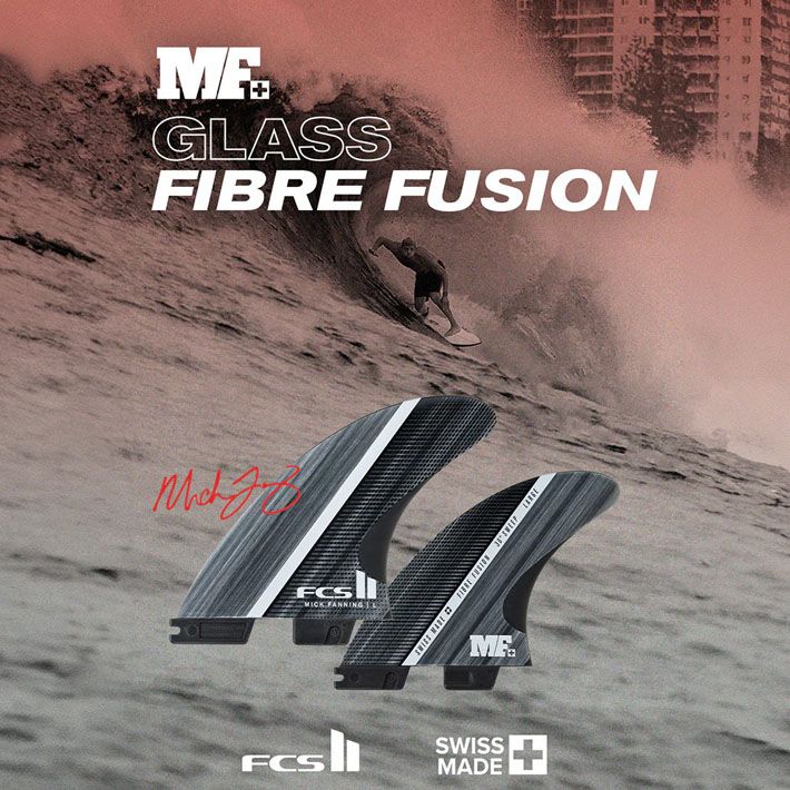 FCS2フィン エフシーエス2フィン MICK FANNING FIBRE FUSION TRI FIN SET M Lサイズ ミック ファニング グラスファイバーフュージョンフィン トライフィンセット FCS2 3本セット