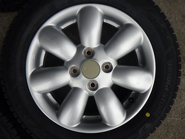 2410 460 スズキ ラパン アルミホイール＆ スタッドレスタイヤ 155 65 R 14 ４本セット