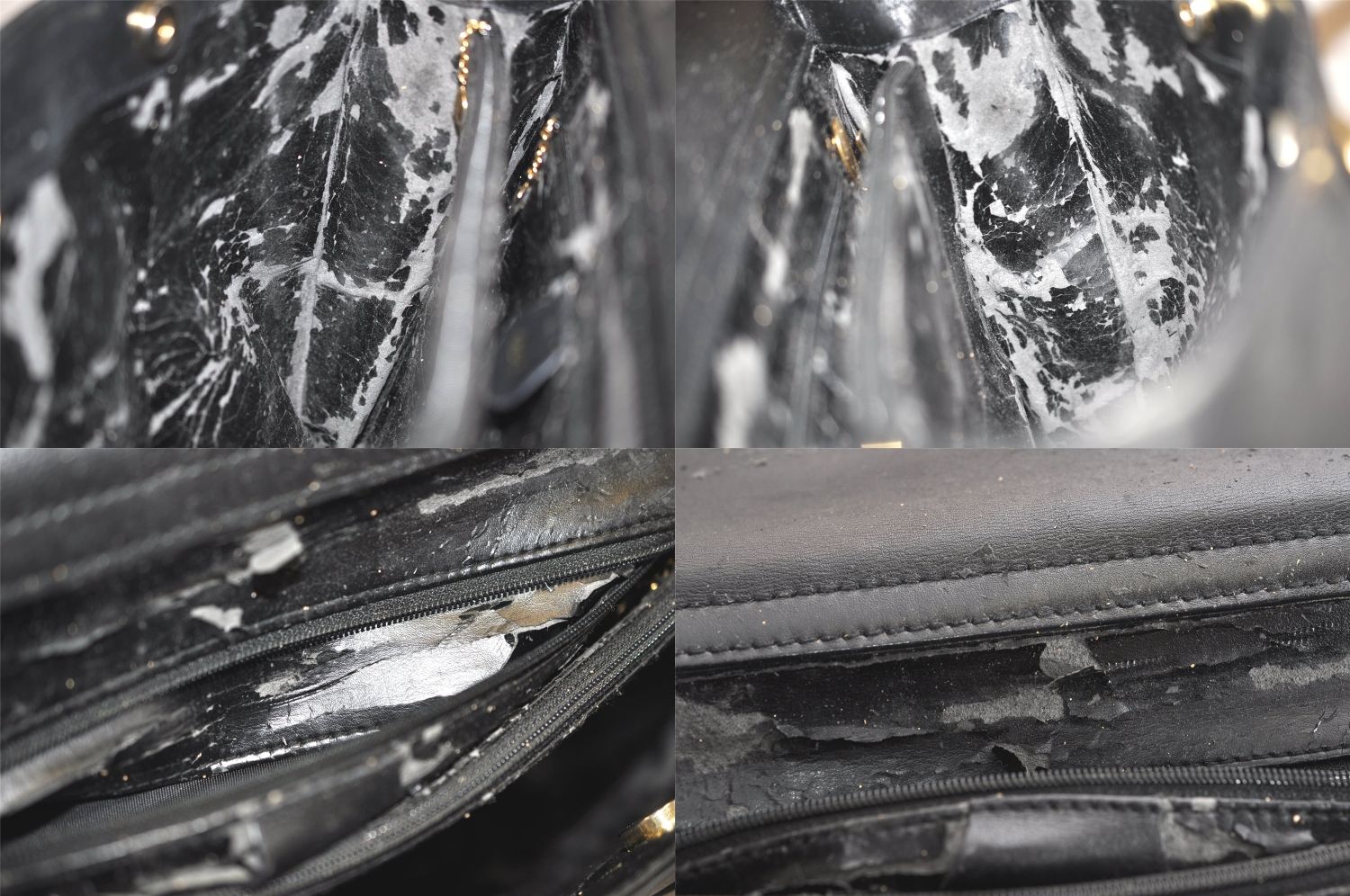 GUCCI グッチ バンブー 2Way ショルダーハンドバッグ レザー ブラック ジャンク 4032N DECORATOM_COM_BR