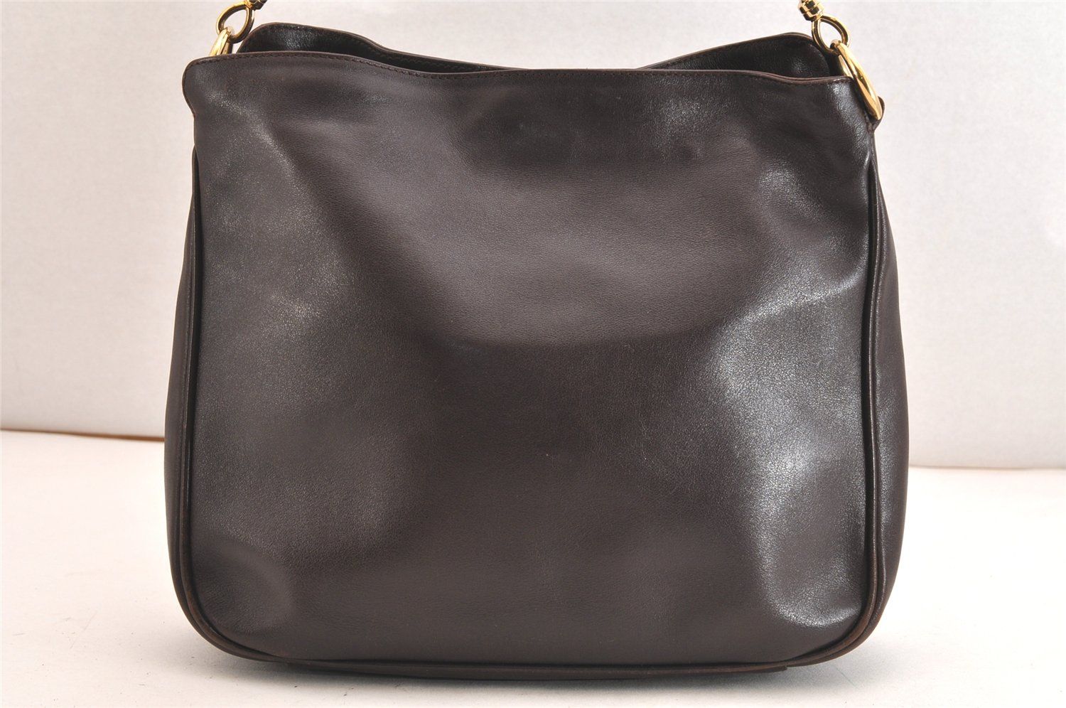 GUCCI グッチ バンブー 2Way ショルダーハンドバッグ 財布 レザー ブラウン ジャンク 4044N