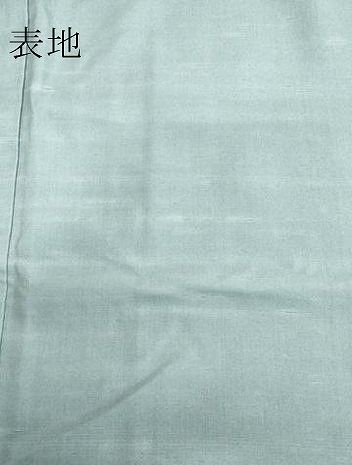 平和屋着物○二代目清次郎 手描き 訪問着 紬地 葡萄蔦の葉文 金彩 正絹