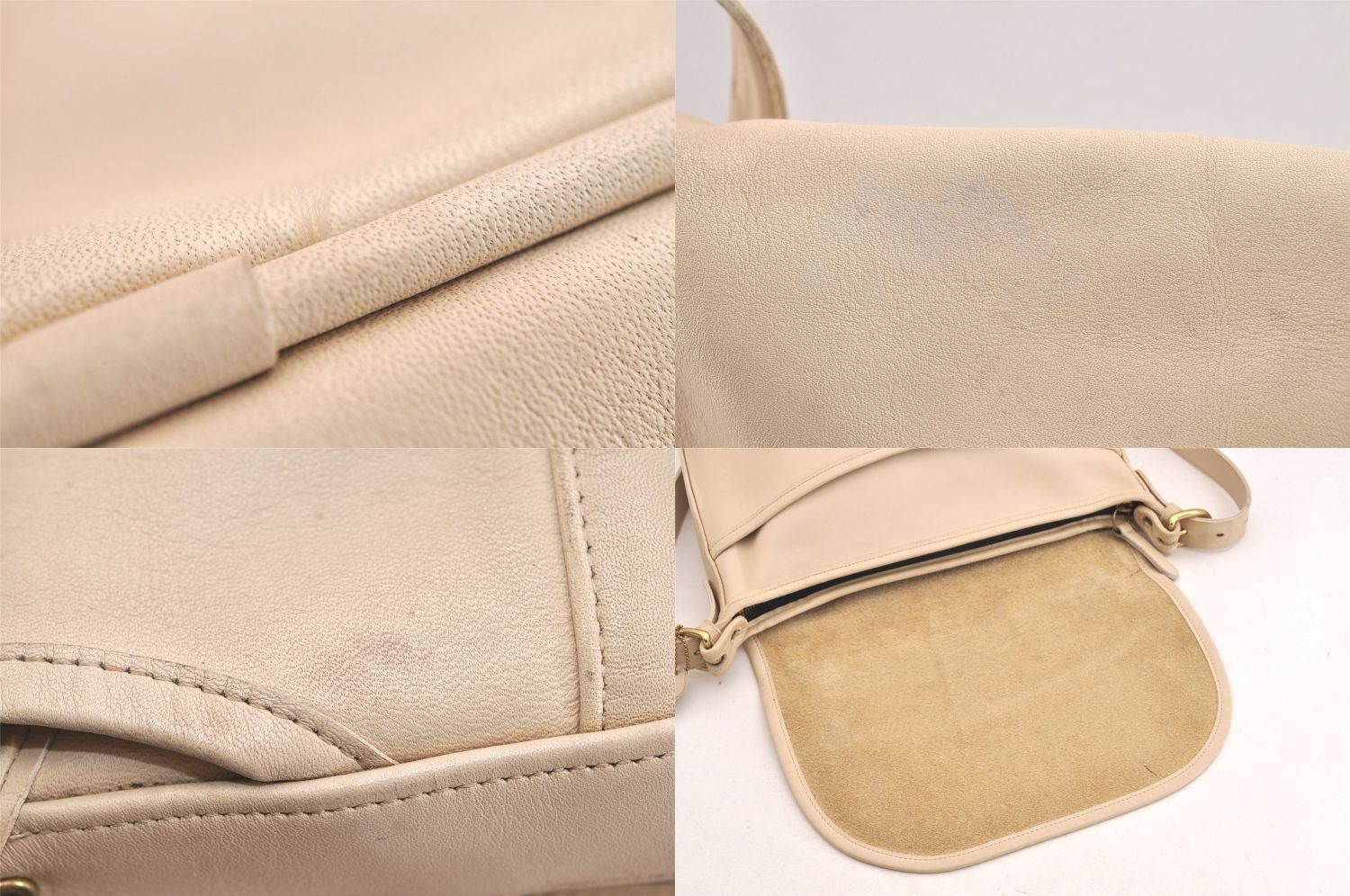 レザー ホワイト