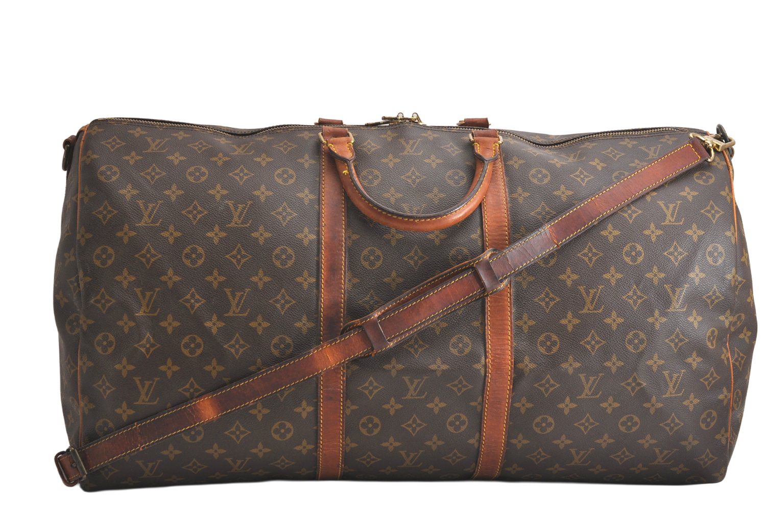 LOUIS VUITTON ルイヴィトン モノグラム キーポル バンドリエール 60 M41412 ボストンバッグ 4068N