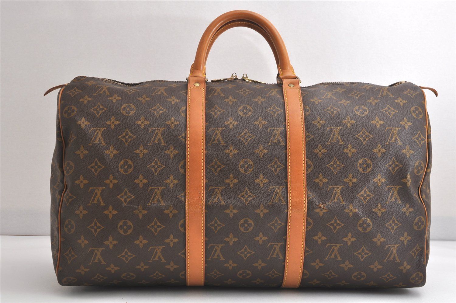 LOUIS VUITTON ルイヴィトン モノグラム キーポル 50 トラベルボストンバッグ M41426 LV 4075N