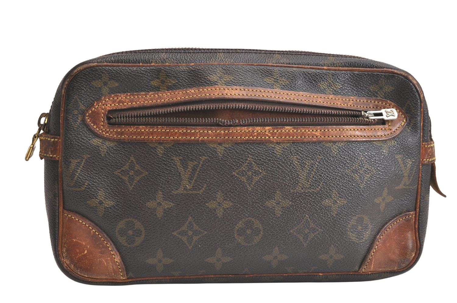 LOUIS VUITTON ルイヴィトン モノグラム マルリードラゴンヌ クラッチハンドバッグ 4086N