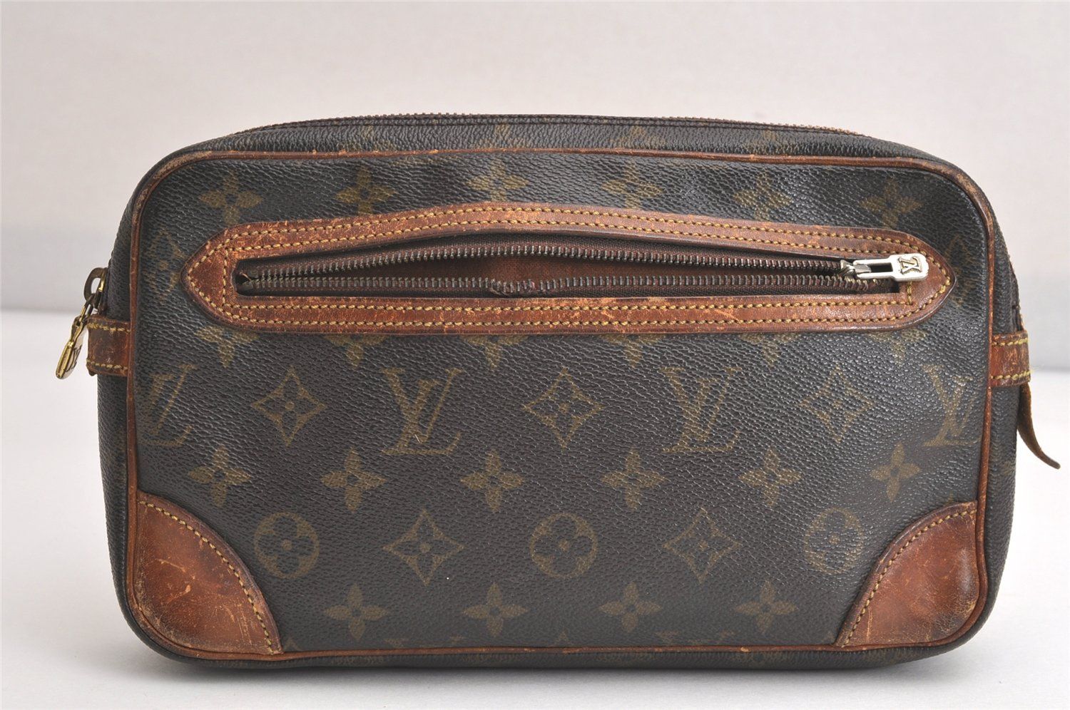 疑念のない LOUIS VUITTON ルイヴィトン モノグラム マルリードラゴンヌ クラッチハンドバッグ 4086N