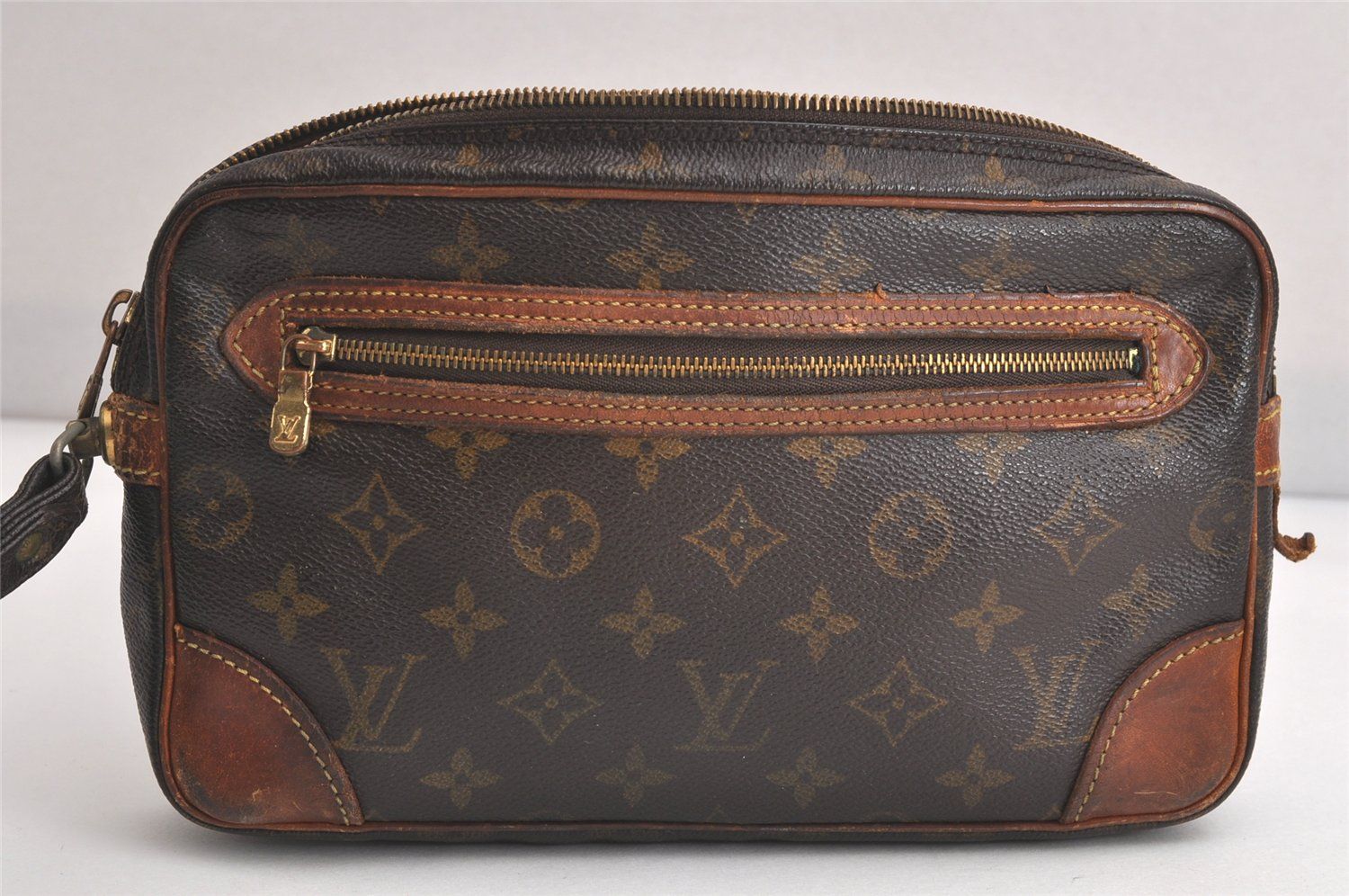 LOUIS VUITTON ルイヴィトン モノグラム マルリードラゴンヌ GM M51825 クラッチハンドバッグ 4091N
