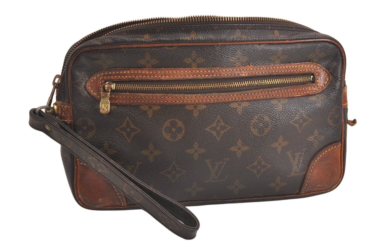 LOUIS VUITTON ルイヴィトン モノグラム マルリードラゴンヌ GM M51825 クラッチハンドバッグ 4091N