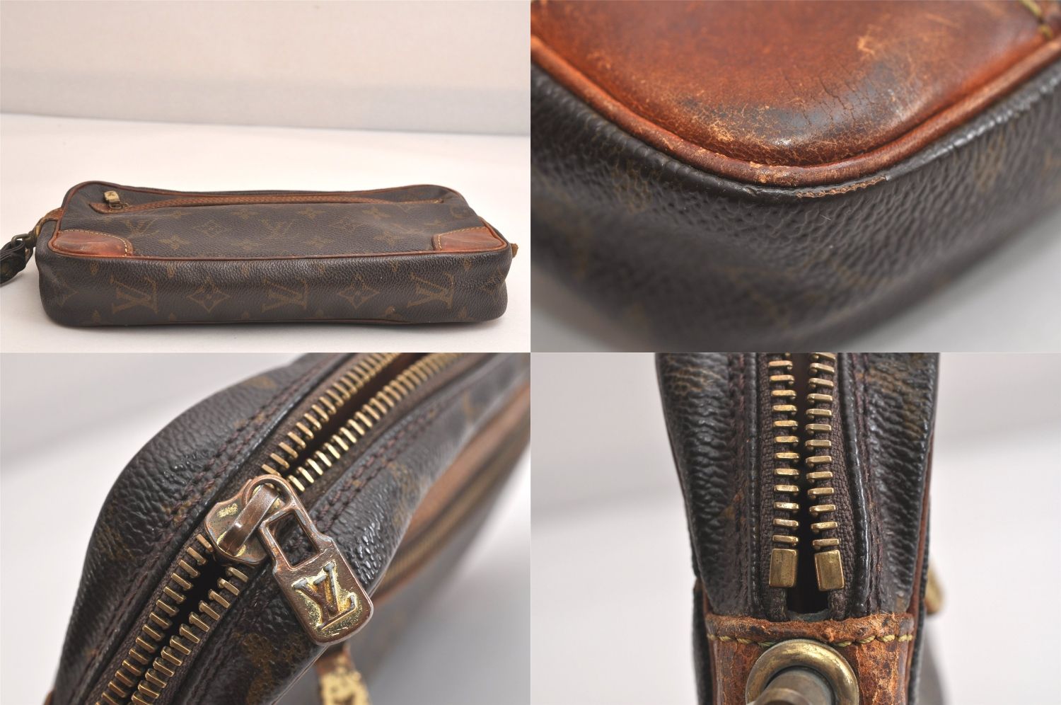 LOUIS VUITTON ルイヴィトン モノグラム マルリードラゴンヌ GM M51825 クラッチハンドバッグ 4091N DECORATOM_COM_BR