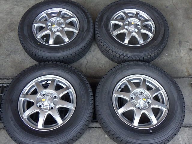 2410 462 AZ sports アルミホイール＆スタッドレスタイヤ 145 R 12 6 PR ４本セット