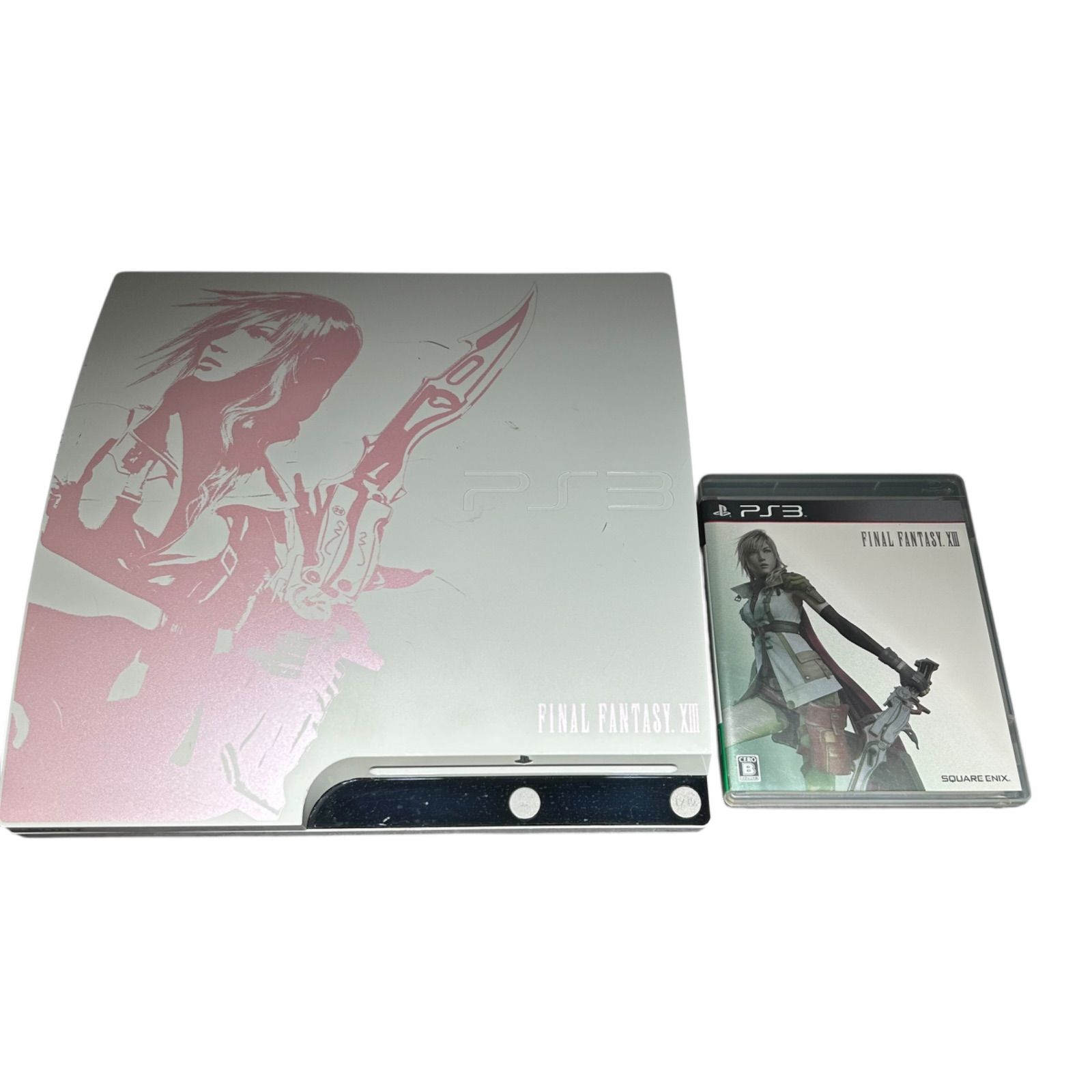 PS 3 プレイステーション3 FINAL FANTASY XⅢ FF 13 ライトニングエディション モデル CECH-2000 B ソフト付き