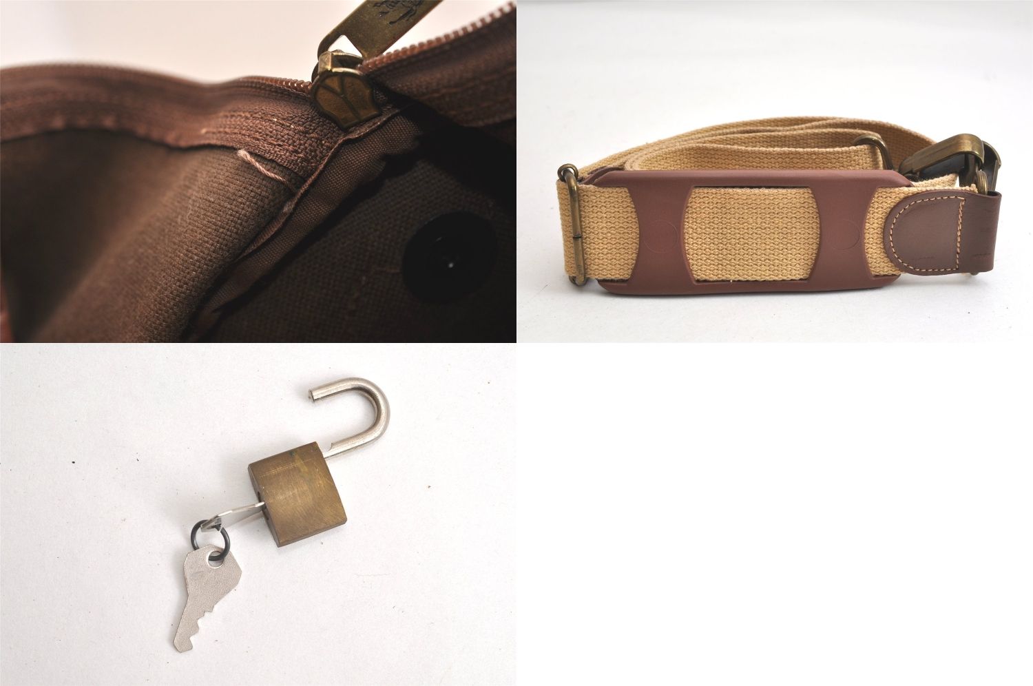 Burberrys バーバリーズ ノバチェック柄 ピーブイシー レザー 2Way ショルダーボストンバッグ ベージュ 4108N DECORATOM_COM_BR