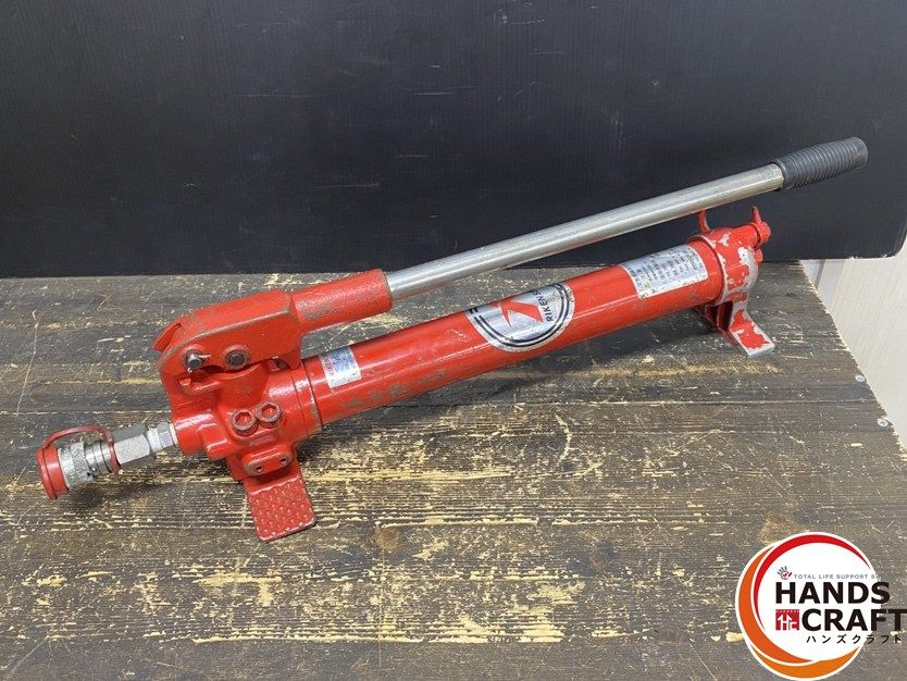 ● 品 RIKEN SEIKI 理研精機 P-1B 手動油圧ポンプ 2 最高使用圧力 高圧70MPa|低圧2MPa 吐出量 高圧2.3cm3|低圧13cm3