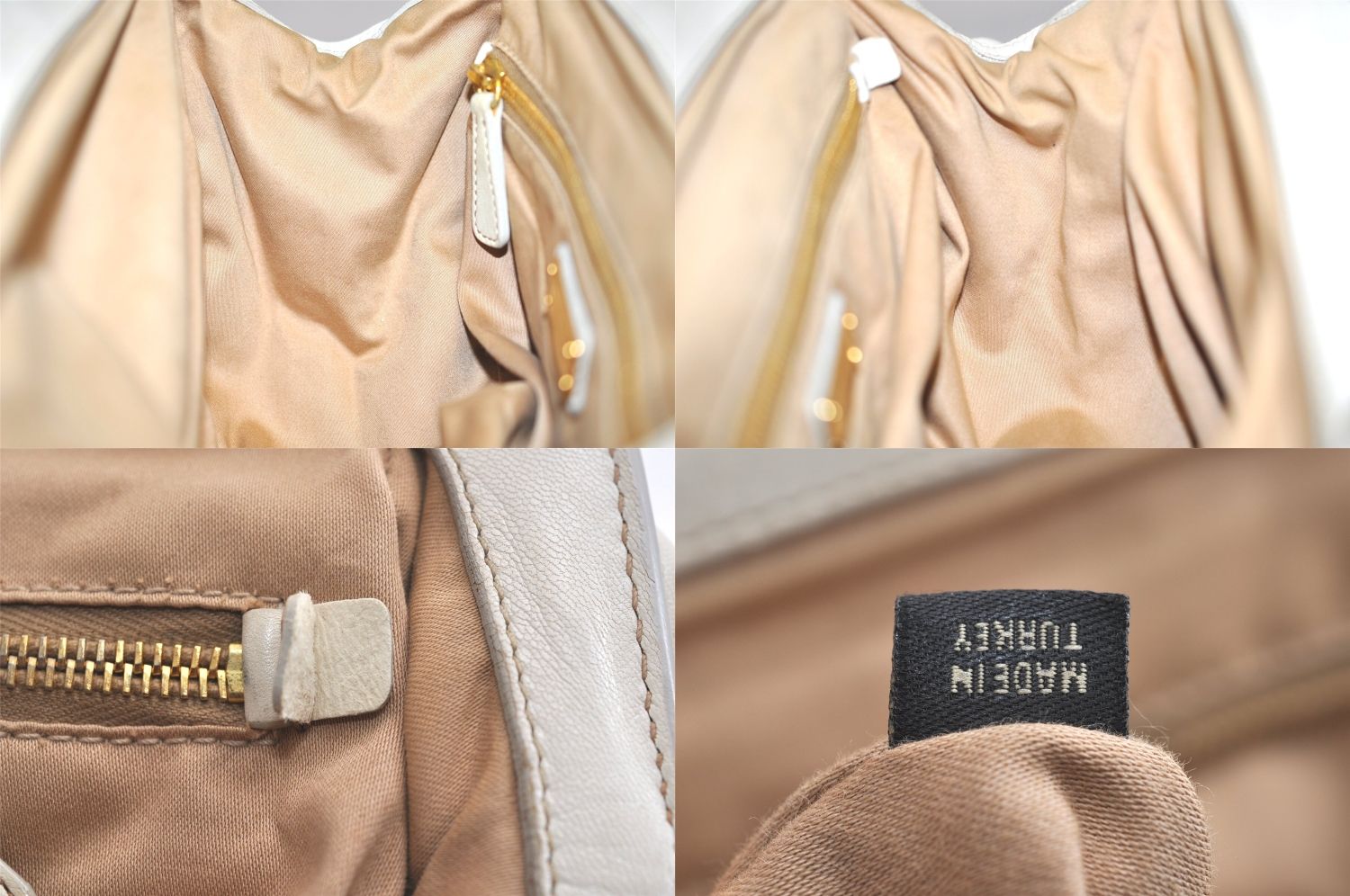 レザー ショルダーハンドバッグ