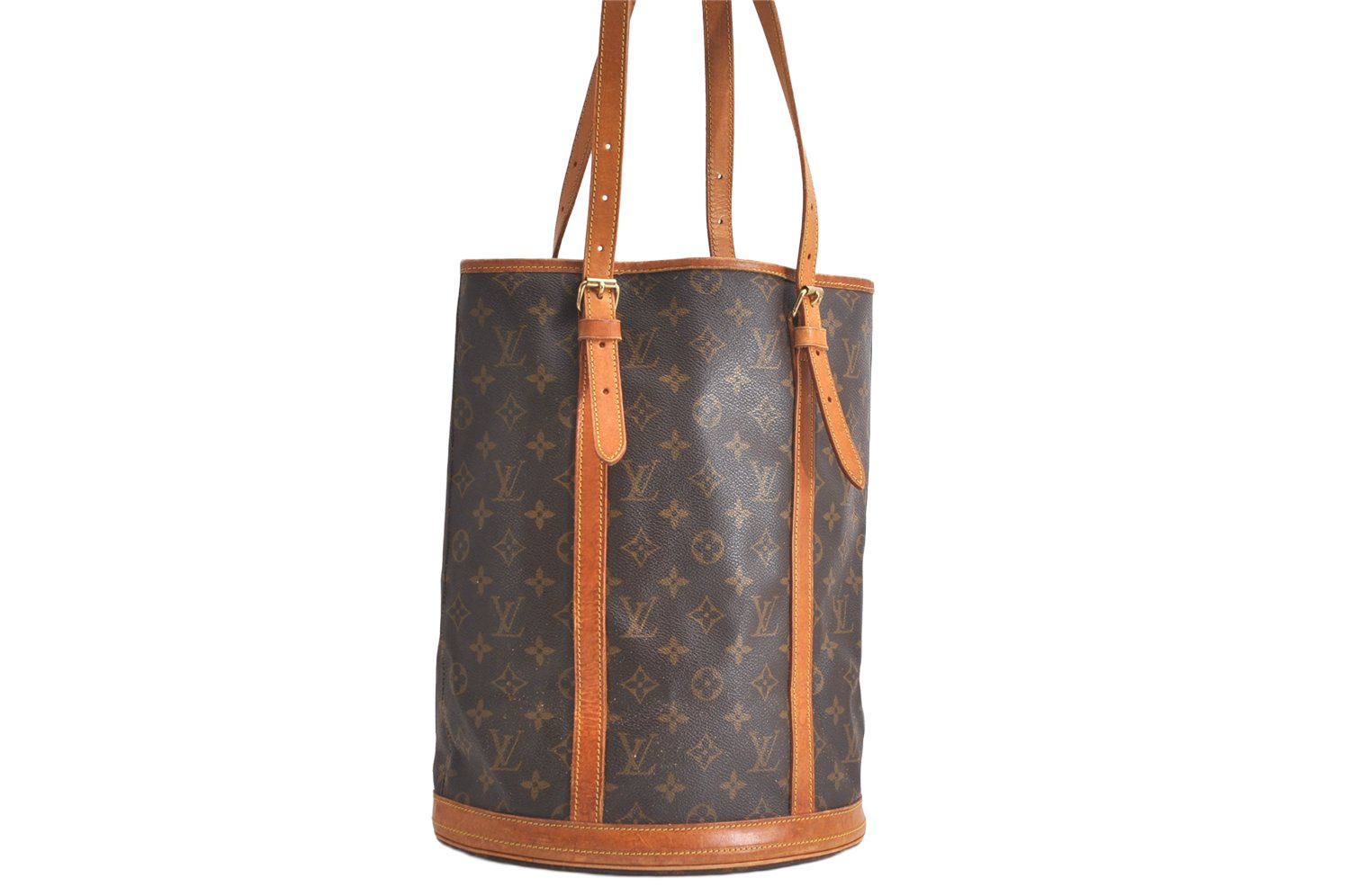 LOUIS VUITTON ルイヴィトン モノグラム バケット GM ショルダートートバッグ M42236 LV ジャンク 4127N