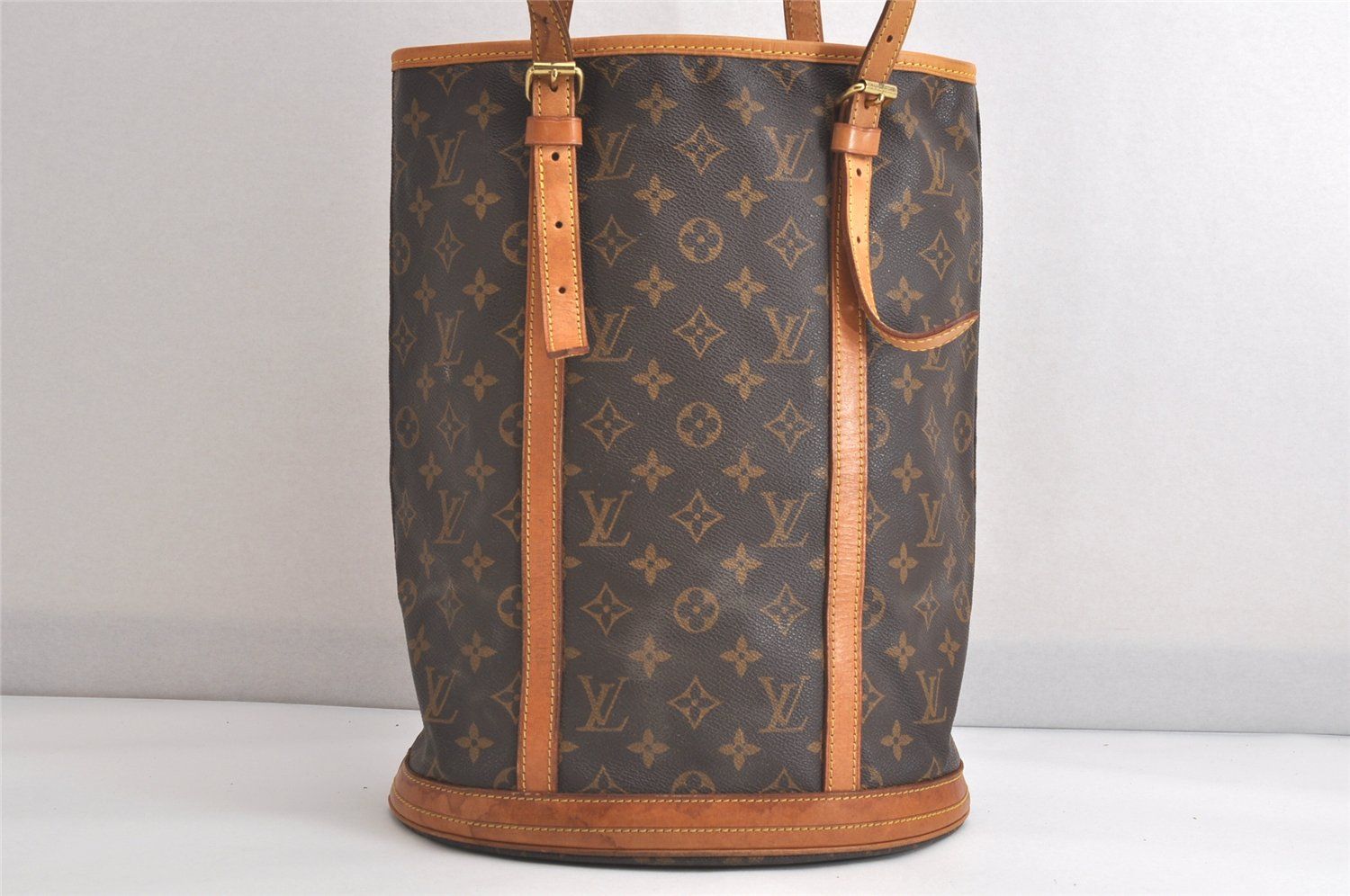 LOUIS VUITTON ルイヴィトン モノグラム バケット GM ショルダートートバッグ M42236 LV 4134N